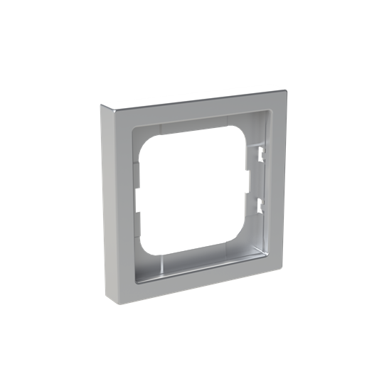 Cover frame 1-gang(s) stainless steel - Pure Stainless Steel – Görsel 2 / 3