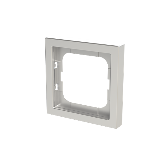 Cover frame 1-gang(s) stainless steel - Pure Stainless Steel – Görsel 3 / 3