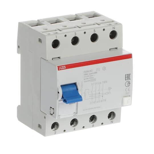 Residual Current Circuit Breaker F200 - 4P - 30 mA - 125 A - Type AC – Image 3 of 4