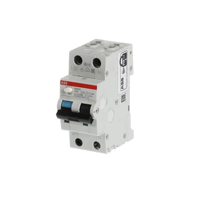 Residual Current Circuit Breaker with Overcurrent Protection DS201 - 1P+N - 30 mA - 10 A - C - Type AC