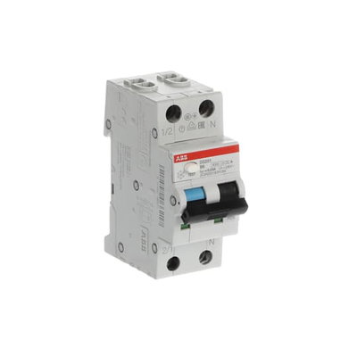 Residual Current Circuit Breaker with Overcurrent Protection DS201 - 1P+N - 30 mA - 6 A - B - Type A