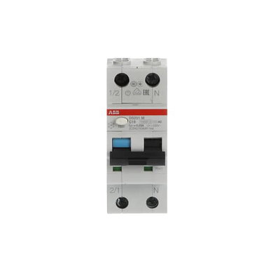Residual Current Circuit Breaker with Overcurrent Protection DS201 M - 1P+N - 30 mA - 16 A - C - Type AC