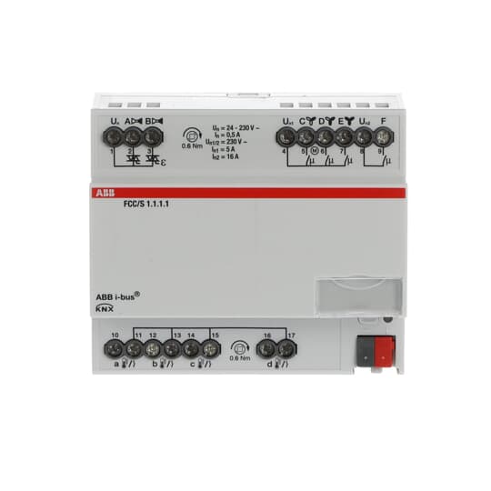 FCC/S1.1.1.1 Fan Coil Controller, 2 x PWM, 3-stage, MDRC