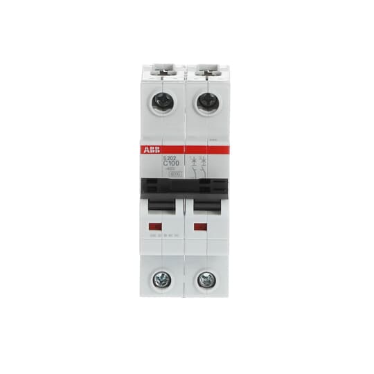 Miniature Circuit Breaker - S200 80-100A - 2P - 100 A - C - (AC) 6 kA – Image 2 of 4