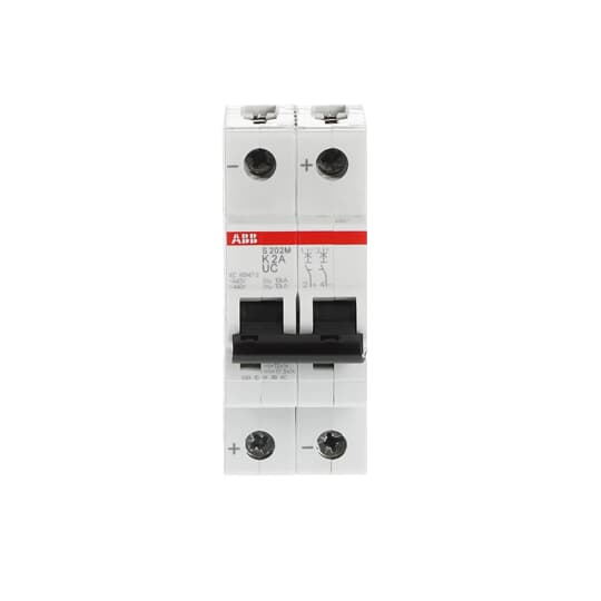 Miniature Circuit Breaker - S200MUC - 2P - 2 A - K - (AC) 10 kA