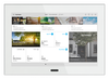 Touch panel, Wi-Fi, glass white / stainless steel