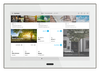Touch panel, Wi-Fi, glass white / graphit