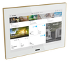 Touch panel, Wi-Fi, glass white / gold