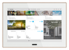 Touch panel, Wi-Fi, glass white / rosegold
