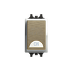 Switch 1-way Double Pole 1 gang(s), 2-pole switch with LED not exchangeable Antique Gold - Millenium