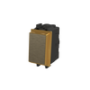 Switch 1-way 1 gang(s), Off switch 1-pole Antique Gold - Millenium