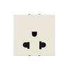 Socket outlet EU/US 2P White - Millenium
