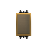 Switch 1-way 1 gang(s), Off switch 1-pole Antique Gold - Millenium