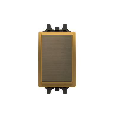 Switch 1-way 1 gang(s), Off switch 1-pole Antique Gold - Millenium