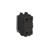 Switch 1-way 1 gang(s), Off switch 1-pole Silk Black - Millenium