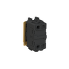Switch 1-way 1 gang(s), Off switch 1-pole Antique Gold - Millenium