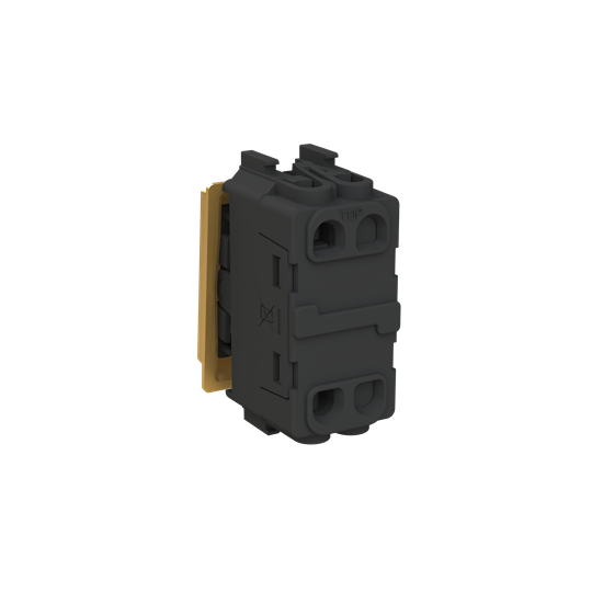 Switch 1-way 1 gang(s), Off switch 1-pole Antique Gold - Millenium – Görsel 2 / 3