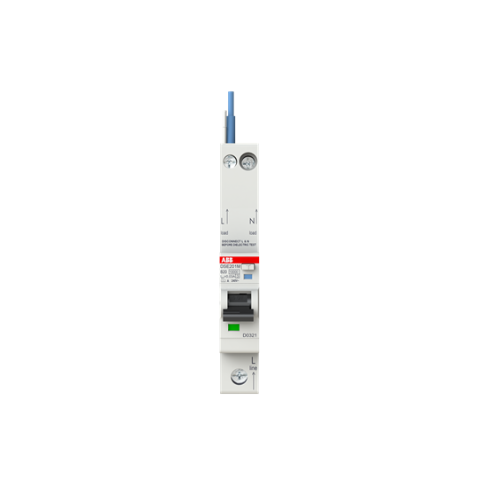 Residual Current Circuit Breaker with Overcurrent Protection DSE201 M - 1P+N - 30 mA - 20 A - B - Type A – Image 2 of 3