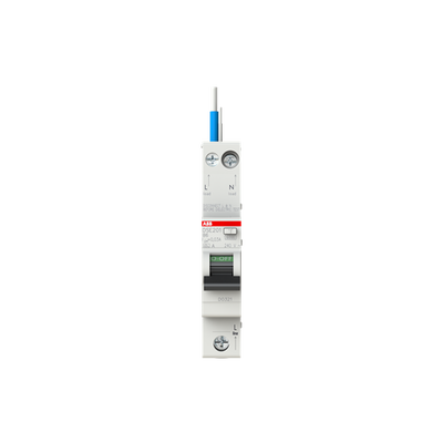 Residual Current Circuit Breaker with Overcurrent Protection DSE201 - 1P+N - 30 mA - 6 A - B - Type A