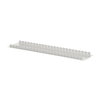 Consumer units accessories module blanking plate , 1 row(s), 12 modules, Plastic , Traffic white