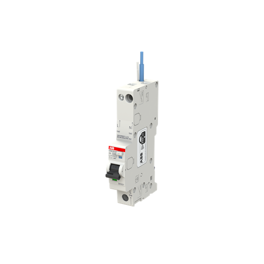 Residual Current Circuit Breaker with Overcurrent Protection DSE201 M - 1P+N - 30 mA - 6 A - C - Type A – Image 3 of 3