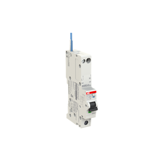 Residual Current Circuit Breaker with Overcurrent Protection DSE201 M - 1P+N - 30 mA - 10 A - B - Type A – Image 3 of 3