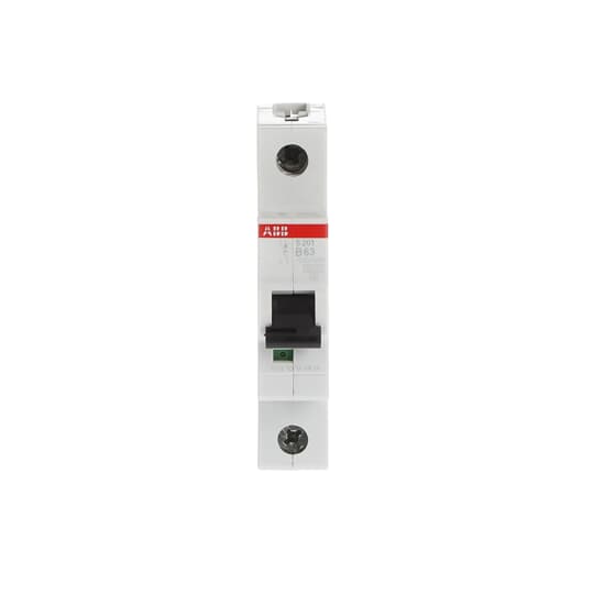 Miniature Circuit Breaker - S200 - 1P - 63 A - B - (AC) 6 kA