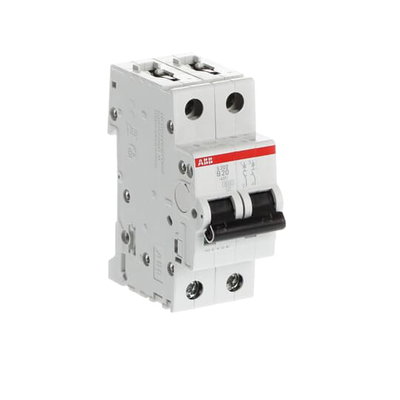 Miniature Circuit Breaker - S200 - 2P - 20 A - B - (AC) 6 kA