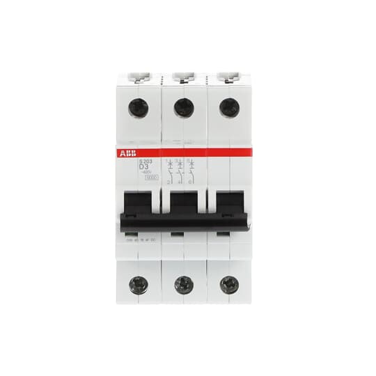Miniature Circuit Breaker - S200 - 3P - 3 A - D - (AC) 6 kA – Image 2 of 3