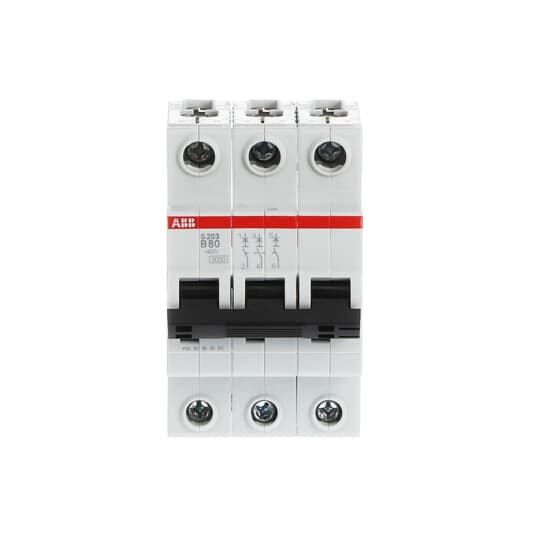 Miniature Circuit Breaker - S200 80-100A - 3P - 80 A - B - (AC) 6 kA – Image 2 of 3
