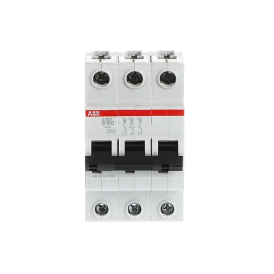 Miniature Circuit Breaker - S200 80-100A - 3P - 100 A - B - (AC) 6 kA – Image 2 of 3