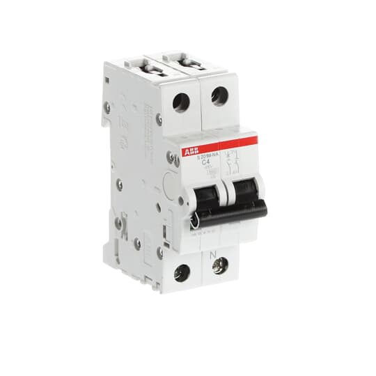 Miniature Circuit Breaker - S200M - 1P+N - 4 A - C - (AC) 10 kA