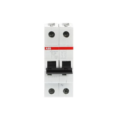 Miniature Circuit Breaker - S200M - 1P+N - 20 A - C - (AC) 10 kA
