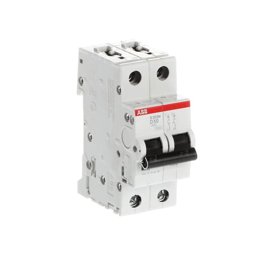 Miniature Circuit Breaker - S200M - 2P - 50 A - D - (AC) 10 kA