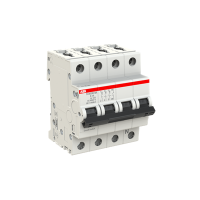 Miniature Circuit Breaker - ST200M - 3P+N - 1 A - B