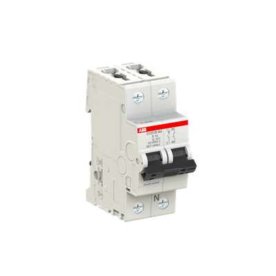 Miniature Circuit Breaker - ST200M - 1P+N - 1 A - D
