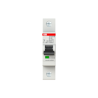 Miniature Circuit Breaker - ST200M - 1P - 2 A - B