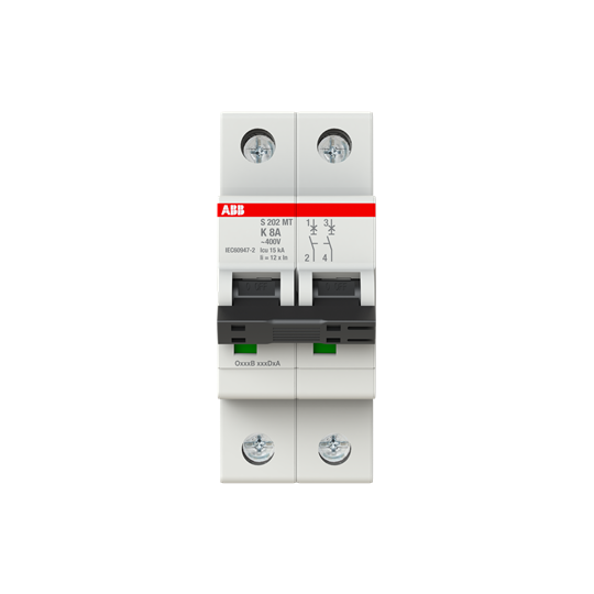 Miniature Circuit Breaker - S200MT - 2P - 8 A - K - 10 kA – Image 2 of 3