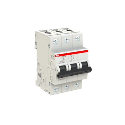 Miniature Circuit Breaker - ST200M - 3P - 1 A - Z