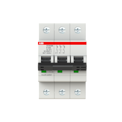 Miniature Circuit Breaker - ST200M - 3P - 30 A - B