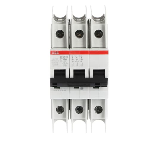 Miniature Circuit Breaker - SU200M - 3P - 16 A - C - (400 V AC) 11.2 kA