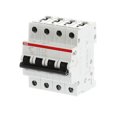 Miniature Circuit Breaker - S200M - 4P - 6 A - B - (AC) 10 kA
