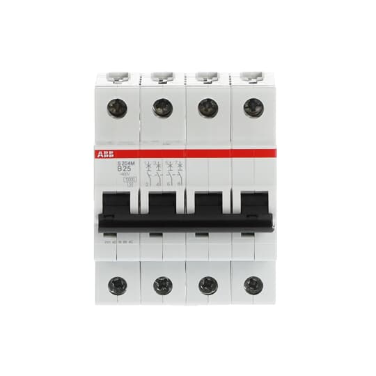 Miniature Circuit Breaker - S200M - 4P - 25 A - B - (AC) 10 kA