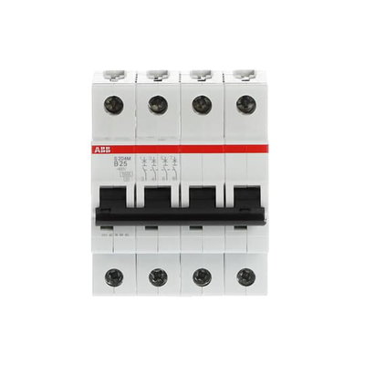 Miniature Circuit Breaker - S200M - 4P - 25 A - B - (AC) 10 kA