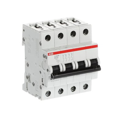 Miniature Circuit Breaker - S200M - 4P - 25 A - B - (AC) 10 kA
