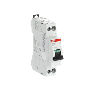 Miniature circuit breaker - SN201 - 1P+N - 10 A - B - (230 V) 6 kA