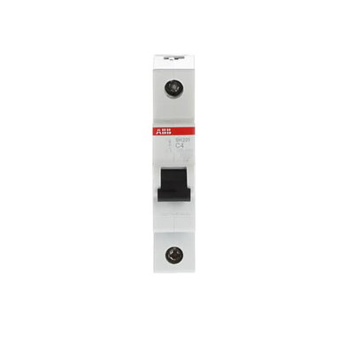 Miniature Circuit Breaker - SH200 - 1P - 4 A - C - (AC) 6 kA