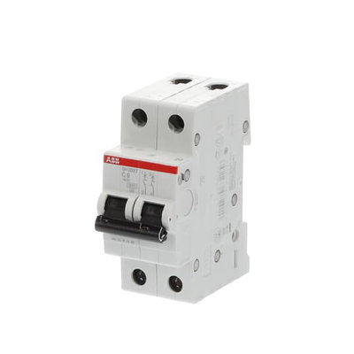 Miniature Circuit Breaker - SH200T - 2P - 6 A - C - (AC) 3 kA