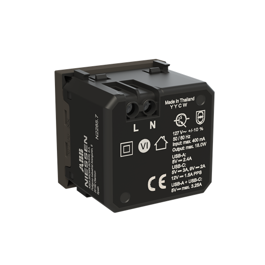 USB charger Anthracite - Zenit BS