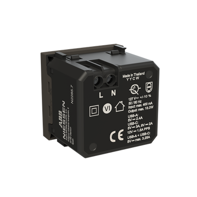 USB charger Anthracite - Zenit BS